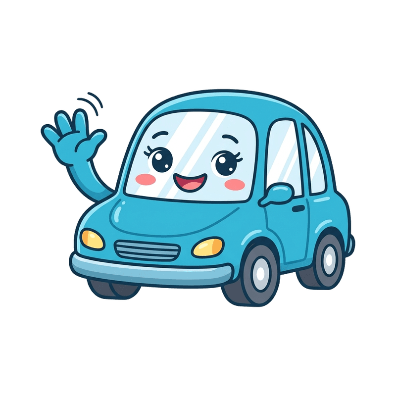 Scrappy mascot for Lewisham scrap car collection